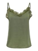 Only Top met spaghettibandjes ONLELLEY FR LACE SINGLET CS PTM