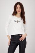 Monari Shirt met lange mouwen Shirt Leo + Tekst