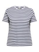 ONLY CARMAKOMA Shirt met korte mouwen CARNEW SOPH SS Y/D STRIPE JEANS ...