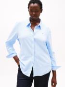 Tommy Hilfiger Curve Blouse met lange mouwen CRV 1985 SLIM PIQU in gro...