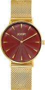 Joop! Kwartshorloge Horloge, dameshorloge, analoog, stalen armband