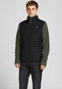 Jack & Jones Bodywarmer JJEMULTI met logoprint, hoge kraag en steekzak...