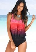 Lascana Tankini met batik-look