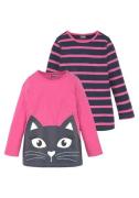 KIDSWORLD Shirt met lange mouwen Voor kleine meisjes Lange mouwen, cas...