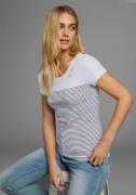 KangaROOS T-shirt Korte mouwen, zeer figuurvolgende pasvorm, van katoe...