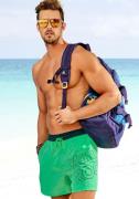 KangaROOS Zwemshort Adams met groot logo-opschrift