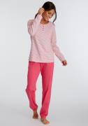 Vivance Dreams Pyjama met strepen van voorgeverfd garen (set, 2-delig)