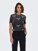 Only Shirt met korte mouwen ONLLUCY LIFE S/S O-NECK TOP CC JRS