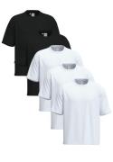 SELECTED HOMME Shirt met ronde hals SLHCORMAC SS O-NECK TEE 5 PACK NOO...