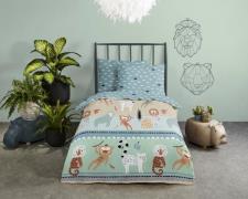 good morning Kinderovertrekset Play 100% katoen, 135x200, rits, omkeer...