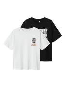 Name It T-shirt NKMBENNIBO 2P SS NREG TOP PB (set, 2-delig)