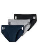 Schiesser Rio-slip 95/5 met zachte, tonale tailleband (3 stuks)