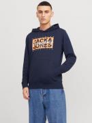 Jack & Jones Hoodie JJCOLTON – Sweater met print, regular fit en mater...