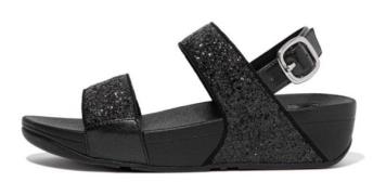 Fitflop Sleehaksandaaltjes LULU GLITTER BACK-STRAP SANDALS , zomerscho...