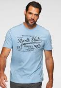 Man's World T-shirt Korte mouwen, bedrukt, ronde hals, van single jers...