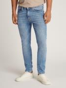 Calvin Klein Slim fit jeans SLIM TAPER Muntzakje, logo borduursel
