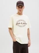 Jack & Jones Shirt met ronde hals JJEDOVER PRINT TEE SS CREW NECK