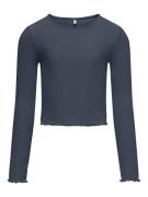 KIDS ONLY Shirt met lange mouwen KOGNELLA L/S O-NECK TOP JRS NOOS