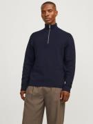Jack & Jones Schipperstrui JPRBLAMILANO STITCH KNIT HALF ZIP SN