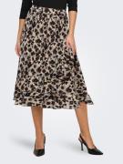 Only Wikkelrok ONLCARLY FLOUNCE LONG SKIRT