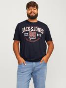 Jack & Jones PlusSize T-shirt JJELOGO TEE SS O-NECK 2 COL AW24 S PLS