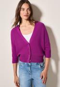 Cecil Cardigan met structuur en knoopsluiting