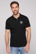 CAMP DAVID Poloshirt met kleine logo-borduursel op borsthoogte