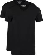 Garage 2-Pack Basic T-shirt Bio V-Neck Zwart