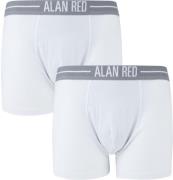 Alan Red Boxershort Wit 2Pack