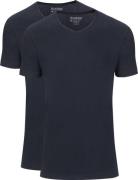 Slater 2-pack Basic Fit T-shirt V-hals Navy