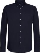 Profuomo Overhemd Garment Dyed Donkerblauw