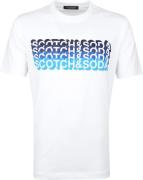 Scotch & Soda T-Shirt Logo Artwork Wit