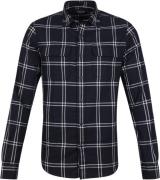 Scotch and Soda Overhemd Geruit Donkerblauw