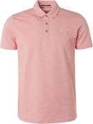 No Excess Polo Pique Melange Roze