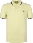 Fred Perry Polo M3600 Tipped Geel