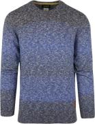 Scotch and Soda Pullover Melange Donkerblauw