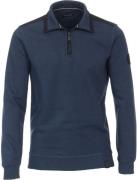 Casa Moda Half Zip Trui Donkerblauw Indigo