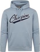 Champion Hoodie College Logo Lichtblauw