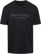 Marc O'Polo T-Shirt Logo Donkerblauw