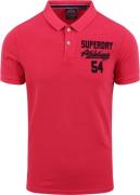 Superdry Classic Pique Polo Superstate Roze