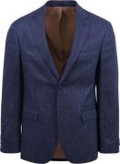 Suitable Blazer Linnen Royal Blauw