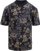 Marc O'Polo T-Shirt Bloemen Navy