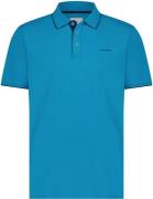 State Of Art Pique Polo Petrol Blauw