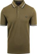 Fred Perry Polo Donkergroen M3600