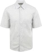 Marc O'Polo Overhemd Short Sleeves Print Wit