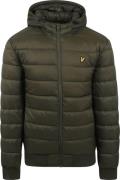 Lyle & Scott Baffle Jas Donkergroen