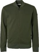 No Excess Vest Jacquard Donkergroen