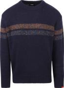 ANTWRP Pullover Striped Navy