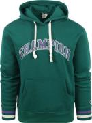 Champion Hoodie Logo Mid Groen