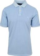 Marc O'Polo Poloshirt Faded Lichtblauw